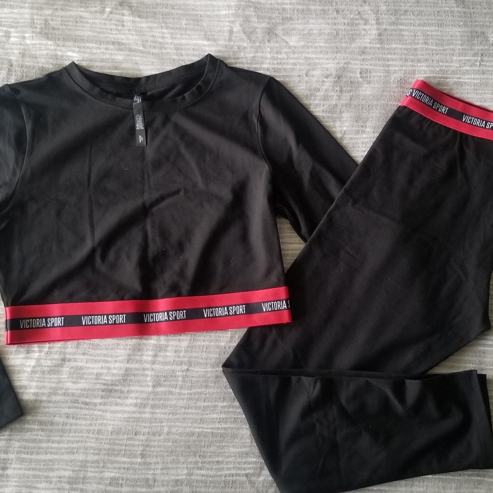 VSX Victoria Sport Crop Top and Leggings